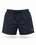 Navy Linen Shorts